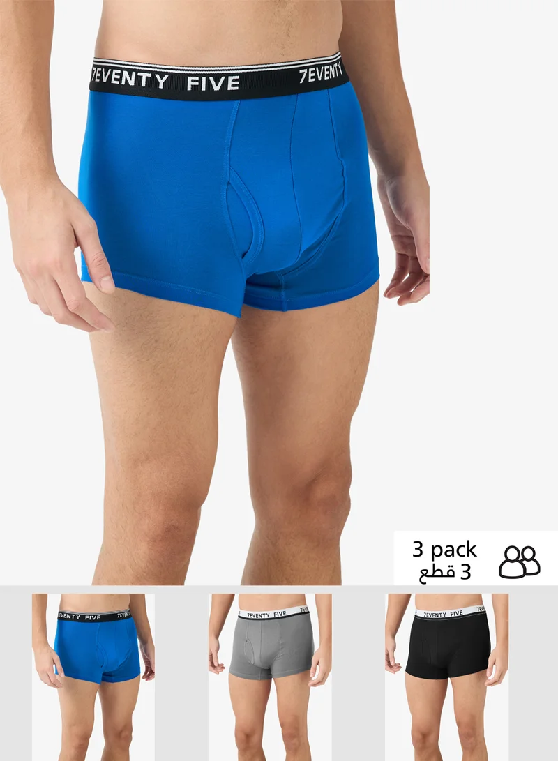 Seventy Five Basics  Pack of 3 Boxer Briefs for Men | Best Price UAE